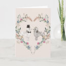 Buscar caniche tarjetas Floral
