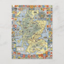Buscar mapa de escocia postales Mapas únicos