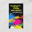 Buscar paintball tarjetas de visita Salpicadura