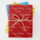 Buscar palabras papel de regalo Rojo