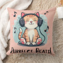 Buscar linda del gato cojines Para ella