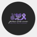 Buscar cura pegatinas Morado