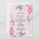 Buscar dulces 16 invitaciones Morado