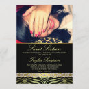 Buscar zebra print invitaciones Dulce dieciséis