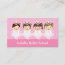 Buscar dance instructor tarjetas de visita Ballet