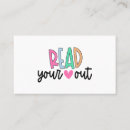 Buscar leer tarjetas de visita Profesora