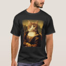 Buscar mona lisa divertida hombre camisetas 9 º gata