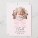 Buscar cinta rosada invitaciones Recién nacido