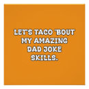 Buscar comida mexicana posters Chiste de taco