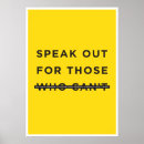 Buscar discurso posters Tipografía