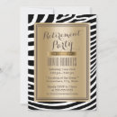 Buscar zebra invitaciones Oro