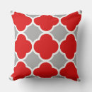 Buscar quatrefoil gris cojines Marruecos