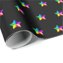 Buscar estrellas del arco iris papel de regalo General y unisex