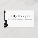 Buscar guitar tarjetas de visita Jugador