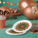 Buscar mariquita papel platos Rojo