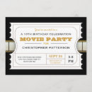 Buscar carrete de película invitaciones Negro