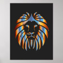 Buscar león geométrico posters Animal
