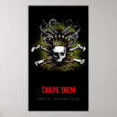 Buscar cráneo blanco y negro posters Calavera