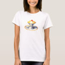 Buscar comida retra camisetas Para ella