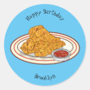 Buscar pollo frito pegatinas 7 º morada