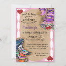 Buscar mad hatter invitaciones Fiesta de té