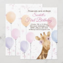 Buscar globos coloridos invitaciones Adorable