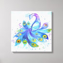 Buscar peacock lienzos Pájaro