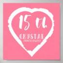 Buscar corazones de cristal posters Rosa