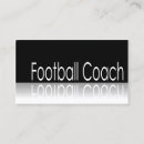 Buscar entrenador fútbol de tarjetas de visita Moderno