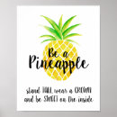 Buscar piña tropical posters Acuarela