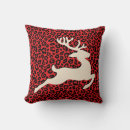 Buscar leopardo rojo cojines Navidades