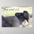 Buscar gorila divertido posters Humor