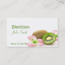 Buscar kiwi tarjetas de visita Comida