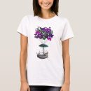Buscar 2 mujer camisetas Hojas de flores
