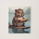 Buscar castor puzzles Lago