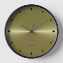 Buscar acero relojes de pared Metalizado