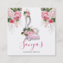 Buscar aspiradora tarjetas de visita Servicio de limpieza