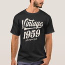 Buscar cumpleaños 65 años camisetas 1959