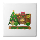 Buscar chimenea azulejos Navidad