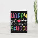 Buscar primer día de escuela tarjetas Niño
