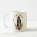 Buscar virgen de guadalupe café tazas Católica