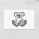 Buscar koala tarjetas de visita Vida silvestre