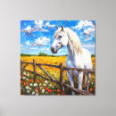 Buscar caballo blanco lienzos Naturaleza