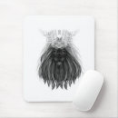 Buscar león negro alfombrillas de raton Monograma