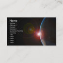 Buscar planeta tierra tarjetas de visita Universo