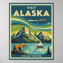 Buscar vintage alaska posters Oso
