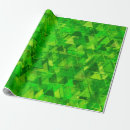 Buscar triángulos verdes papel de regalo Verde claro