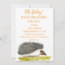 Buscar hedgehog invitaciones Otoño