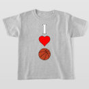 Buscar baloncesto del amor camisetas Para niños