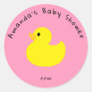 Buscar pato amarillo pegatinas Rosa